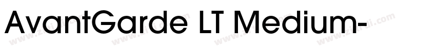 AvantGarde LT Medium字体转换